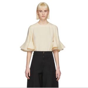 Chloe Ruffle Sleeve Blouse